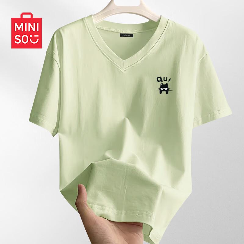 MINISO Women s Antibacterial V-Neck T-Shirt 2XL