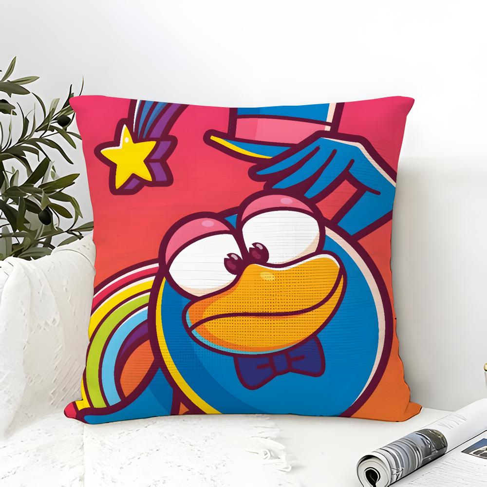 

Cartoon Anime BalloonToons KKikoRiki Pillow Case linen pillow case sofa home decor cushion cover cushion cove 30cmx30cm