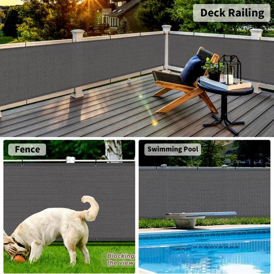 Sonnenschutztuch mit Ösen, UV-beständig, Pergola-Schattenabdeckung, Netzdach, Sonnenschutztuch für Terrasse, Garten, Hinterhof