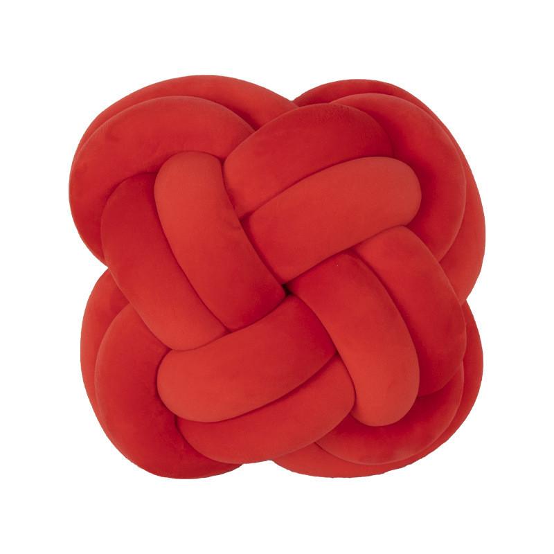 Modern Minimalist Knit Pillow With Soft Plush Cover For Living Room Decor