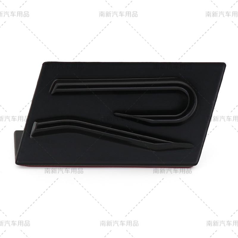 3D metal materail car new R rail front grille badge emblem stickers for VW Volkswagen SAGITARE ARTEON POLO MK GOLF 8 accessories