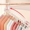 Rotating Multifunctional Hanger with Eleven Holes for Dorm and Bedroom Storage