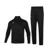 Logo Knitted Jacket And Pants Casual Sports Set Men Sets Black 21500437-001+23600703-001