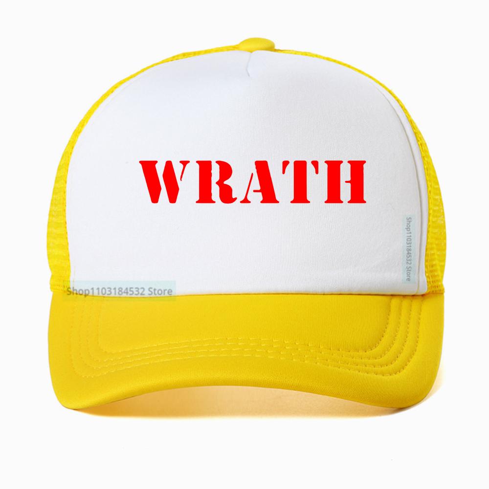Limited Wrath Natural Selection Logo Design Graphic Baseball Cap Summer Fashion Streetwear Hipster Style Hat Mesh Trucker Hats