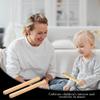 1 Pair Drum Sticks Wooden Music Percussion Sticks Rhythm Sticks for Percussion Enthusiasts for Kids Children Beginner