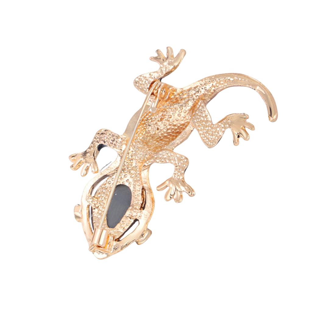 Animal Lizard Brooches Fashion Safety Brooch Pins Lapel Pins for Clothing Backpack Hat Decoration