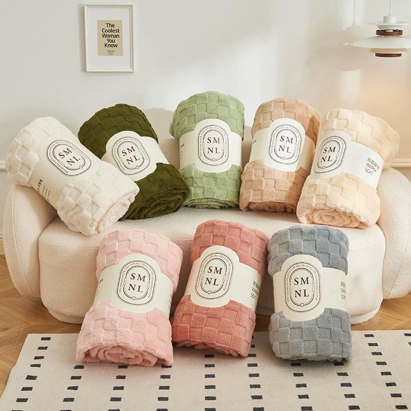 Flanell Korallenfleece Decke Weiche Überwürfe Decken für Sofa Bett Plüsch Taffeta Fleece Weich Dicke Bettdecken