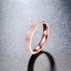 ins high-end fashion titanium steel matte ring women, light luxury niche poor rate ring hand jewelry