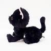Sun Lemon Kitten Black Cat Plush Toy, 15 x 16.3 x 7.2 cm, Animal, Cat, P-7551