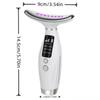 LED Photon 7 Colors Neck Beauty Instrument Electric Skin Care Tool Neck Care Massager Tool  Women