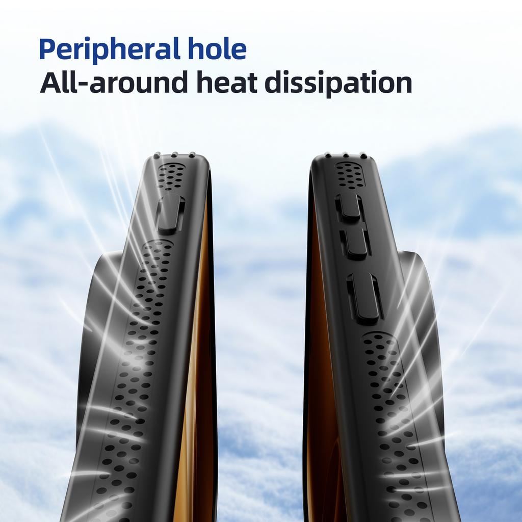 ABEEL For vivo X300 Pro 5G Magnetic Case TPU PC Cooling Matte Phone Back Cover with Lens Film