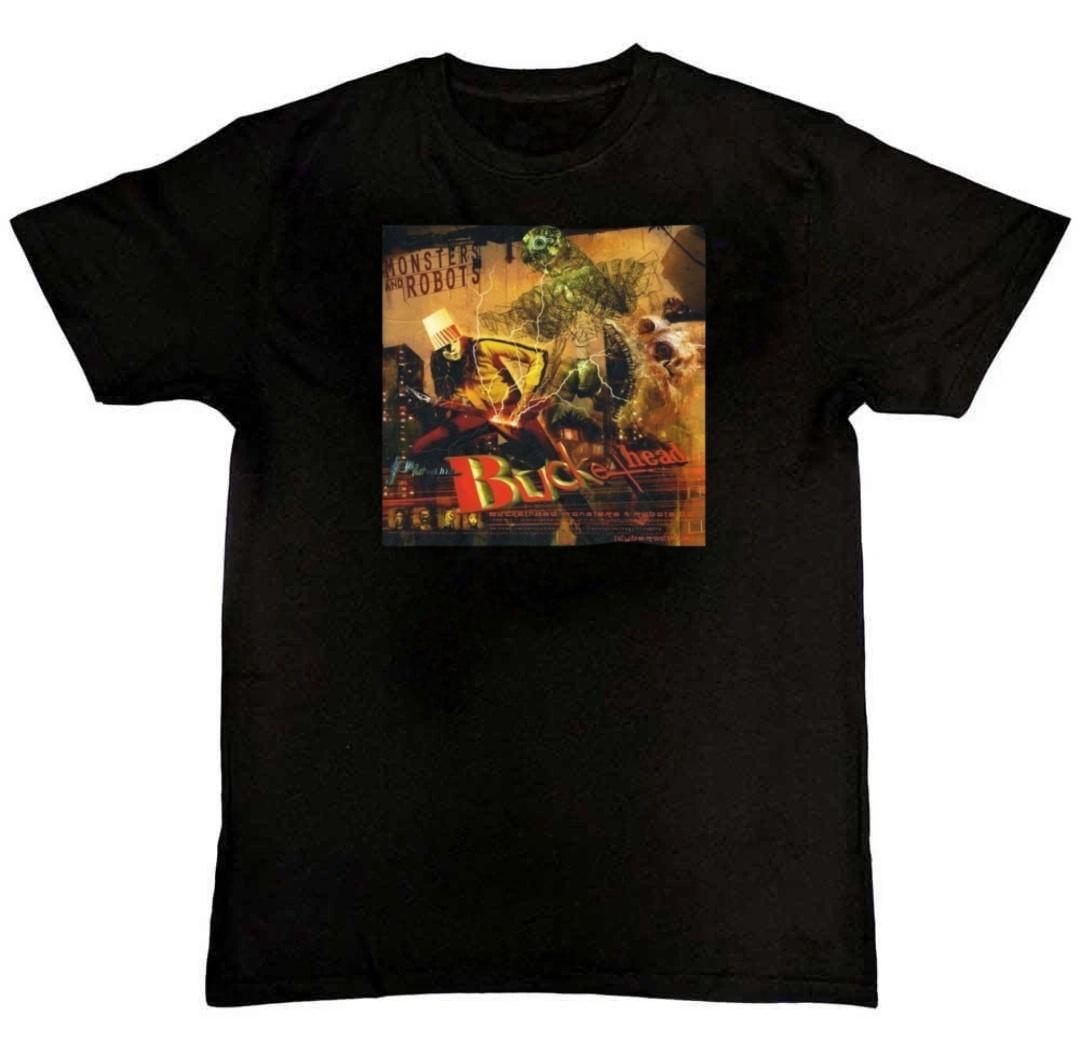 Buckethead Monsters and Robots Graphic Mens T-Shirt XXXL