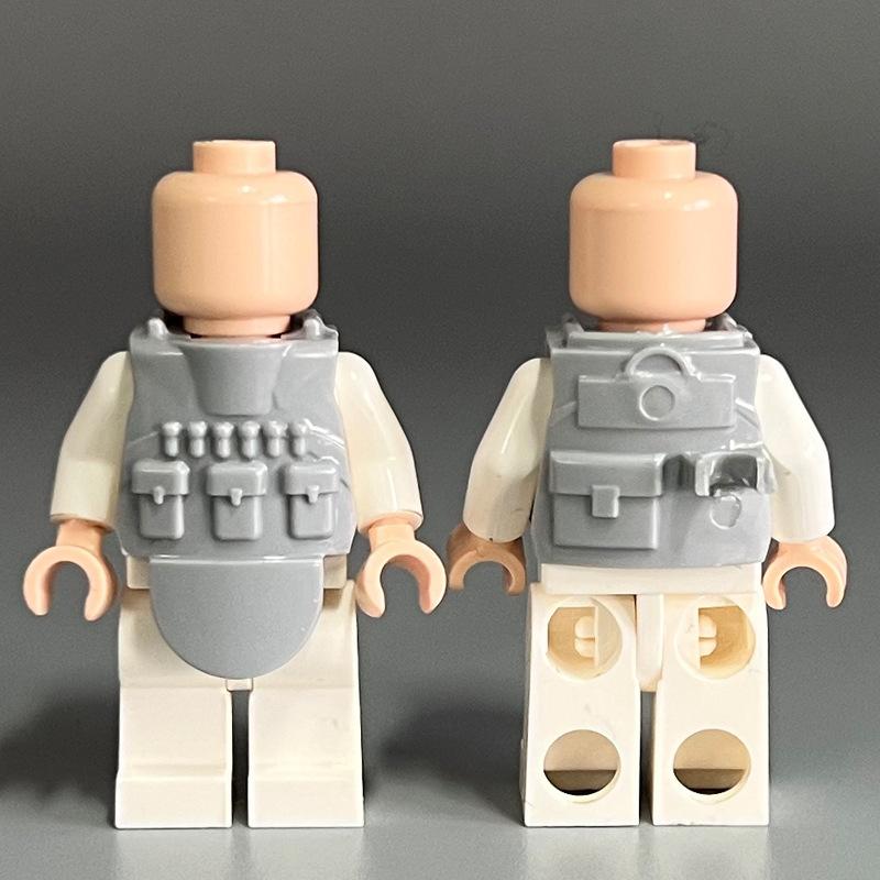 Compatible Building Block Miniature Body Armor Combat Single Vest Small Particle Building Block Accessories Toy Diy Assembly