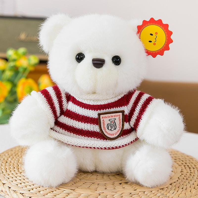 

New Love Bear Doll Teddy Bear Cute Rag Doll Valentine s Day Gift for Girlfriend Comfort Toys 25cm (0.15kg)