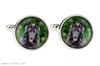 Belgian Shepherd Dog, Belgian Sheepdog - cufflinks and tie with your photo, a suit decoration, men's jewelry from the Art-Dog brand.