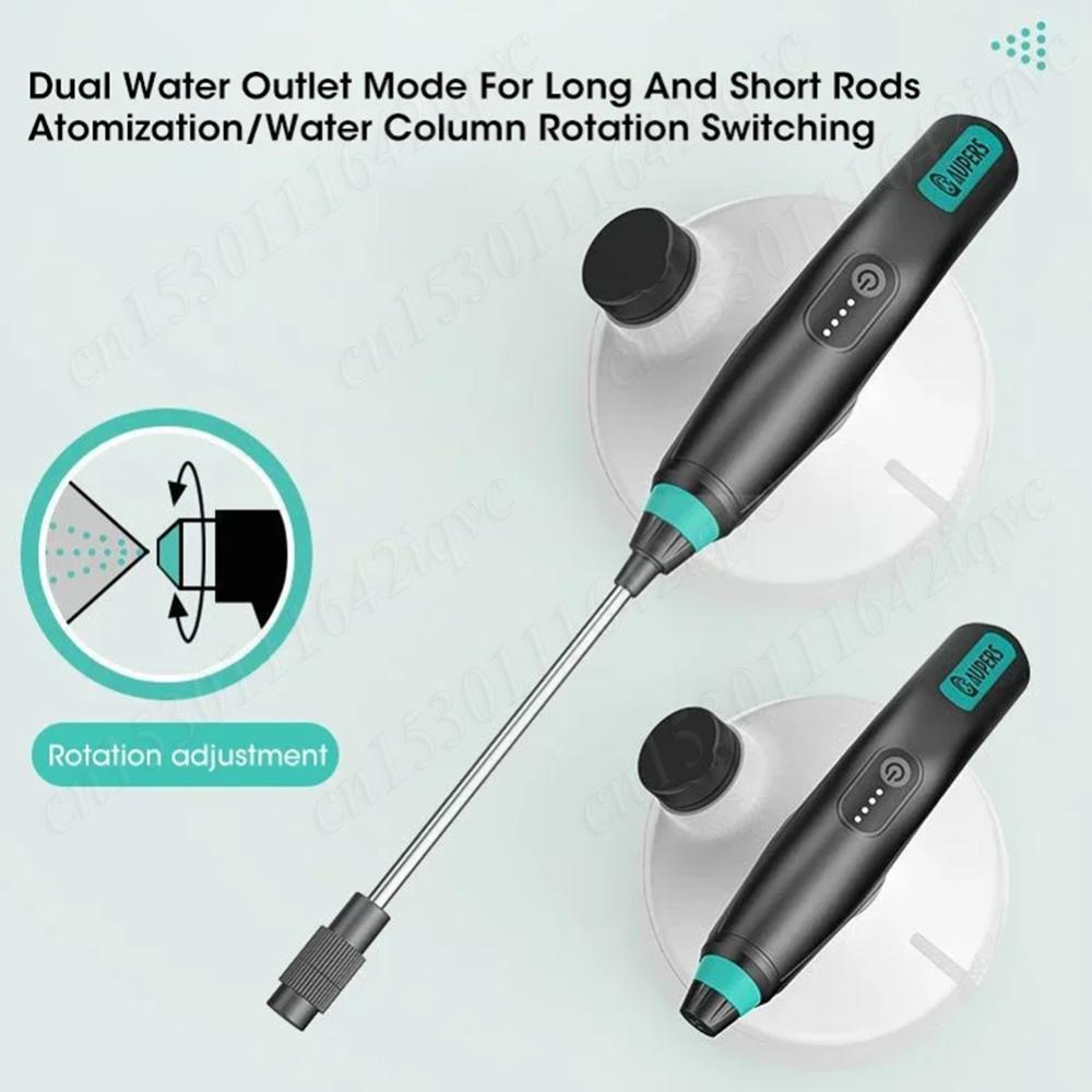 2L Electric Handheld Sprayer Rechargeable Sprinkler with Adjustable Spout Automatic Mist Spray Bottle for Flower Plant Gardening