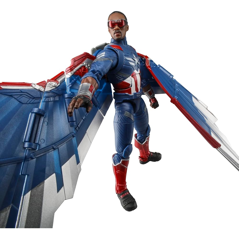 Hasbro Marvel Legends Series Captain America: Schöne neue Welt Sammlerstück 6 Zoll (15 cm) Deluxe Actionfigur G0158, Authentisch