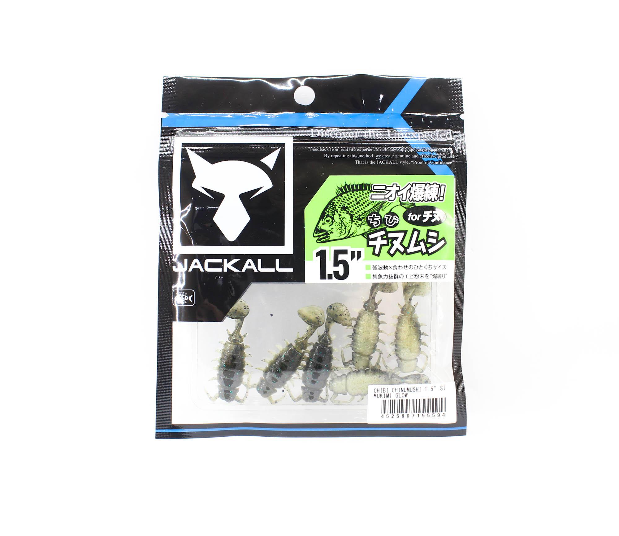 

Jackall Soft Lure Chibi Chinumushi 1.5 Inches Mukimi Glow (5594)