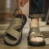 Men's Sandals Men's Summer New Outdoor Driving Casual Sandals Comfortable Breathable Soft Sole Non-slip Wading Beach Shoes