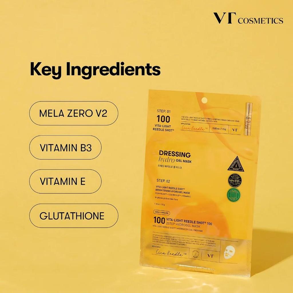 VT Vita-Light Reedle Shot 100 2-Stufen-Hydrogel-Maske 34,5 g
