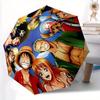 Składany Parasol Wiatroodporny z Motywem One Piece, Kompaktowy Parasol Podróżny na Każdą Okazję, Cartoonowy Przenośny Kompaktowy Parasol a0823055