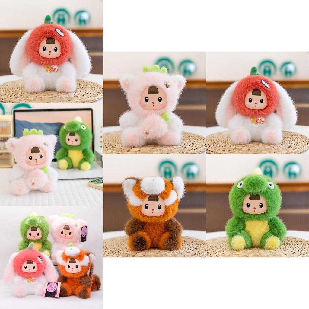 Strawberry Cat Plush Toy With Short Pile Soft Plush For Kids And Collectors