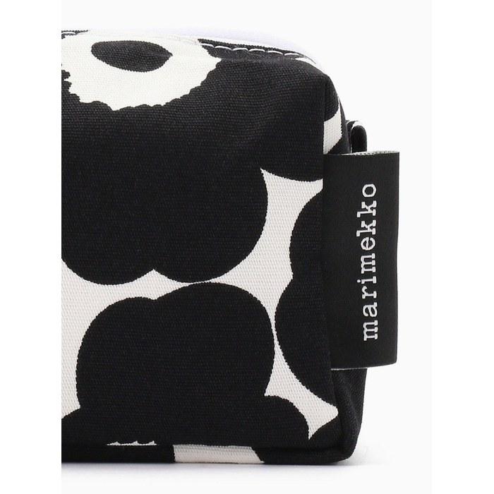 [Marimekko] Tiise Mini Unikko Pouch Women 52_1_52219471294 Black x White Black/White