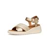 Geox Women S Comfort Wedge Heel Strap Sandal Meliconia Gold 8gx0eg6m8d
