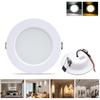 10 teile/los LED Downlight 5W 9W 12W 15W 18W Einbau Runde LED Decke Lampe AC110V 220V DC12V 24V Innen Beleuchtung Warm/Kalt Weiß