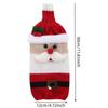 Santa Clause Wine Bottle Decorative Case Cloth Snowman Red Wine Protective Case Festive Wine Bottle Accessories Wine