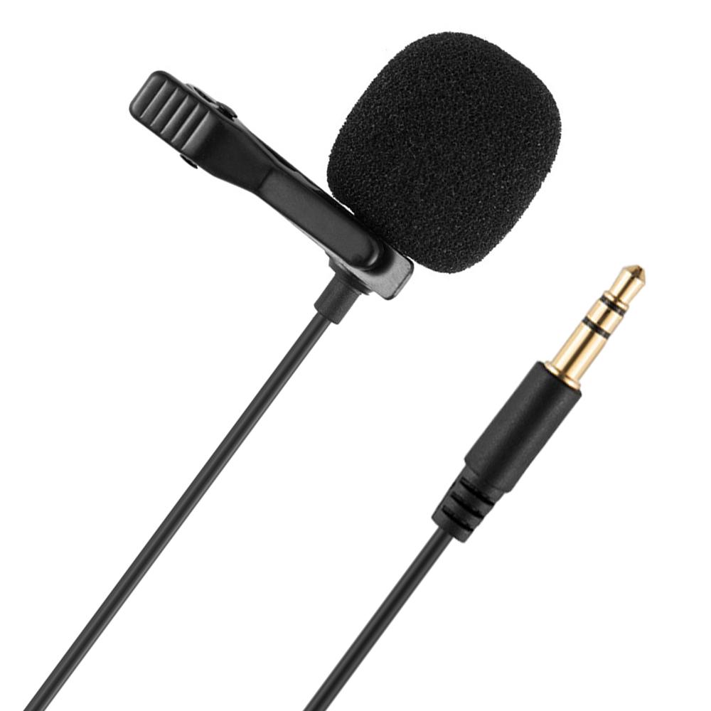 

Omnidirectional Mini Capacitance Metal Microphone 3.5mm Jack Lavalier Microphone Audio Mic for PC Computer Laptop Sound Card