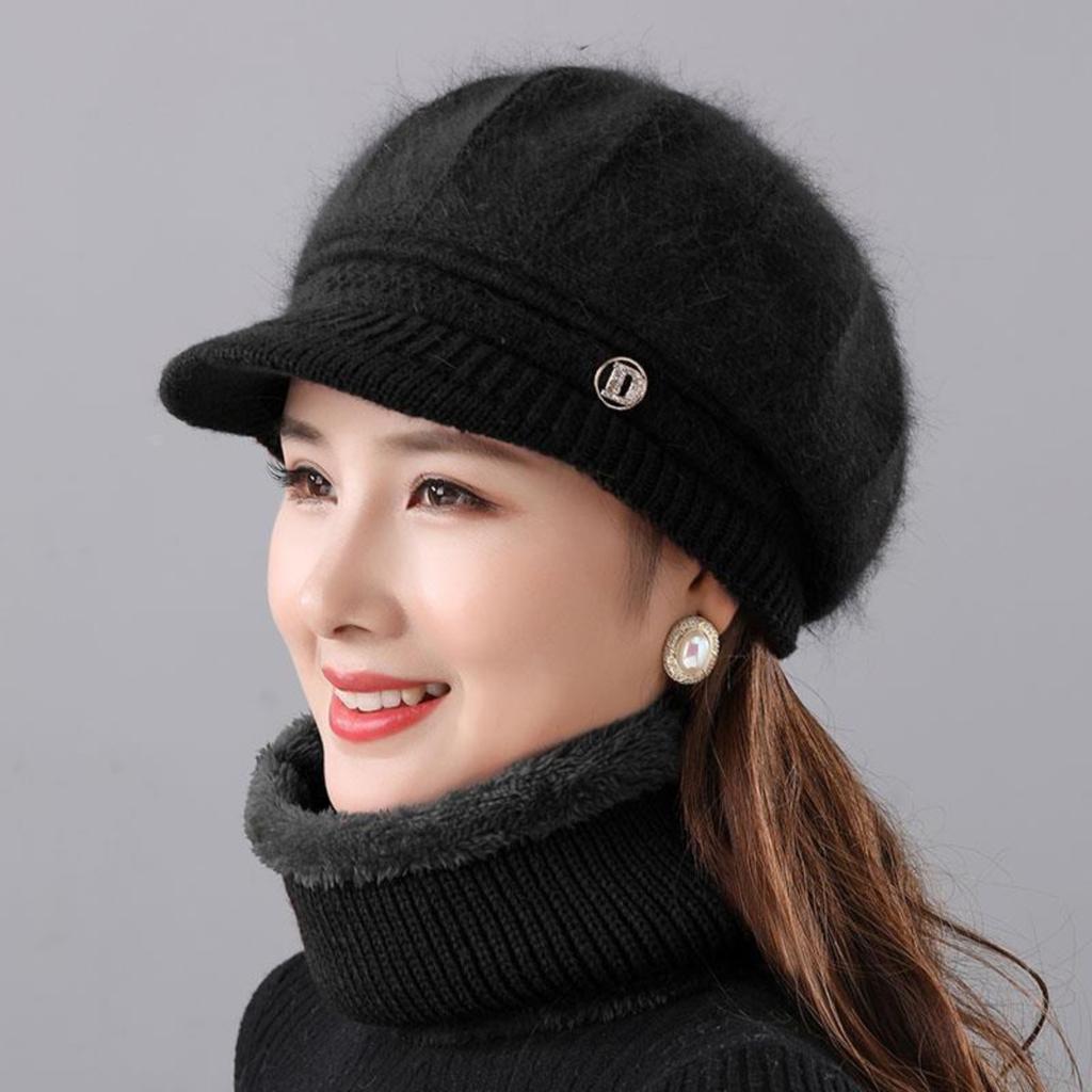 Women's Warm Dual-use Pullover Sports Hat Casual Ear Cap