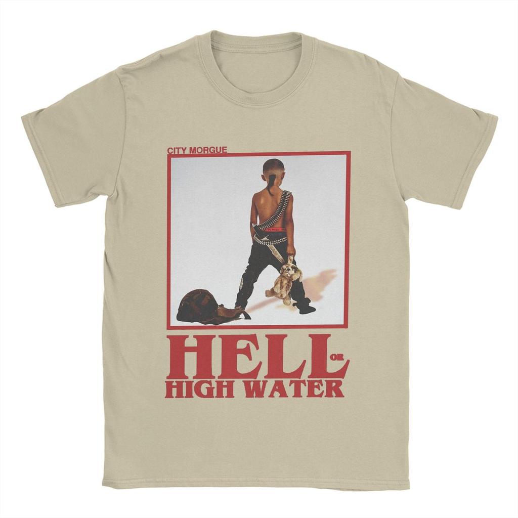 Casual City Morgue T-Shirt for Men Round Collar Cotton T Shirts Short Sleeve Tee Shirt Printing Clothes