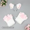 Cute Kitten Cosplay Set: Cat Ears Headband, Paw Gloves & Tail Accessory
