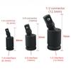 Universal Impact Joint Socket 360 Degree Rotation Wobble Adapter Extension 1/4 3/8 1/2" Swivel Knuckle for Car repair Tools