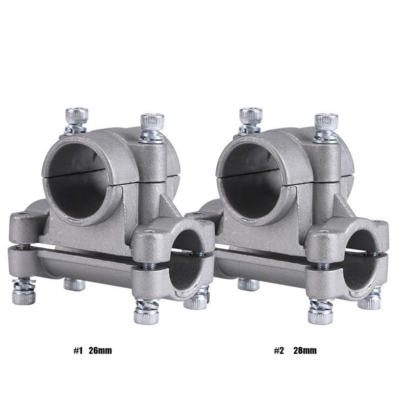 28mm Morsetto Staffa Fissa Supporto Maniglia Per Accessori Universali Tosaerba