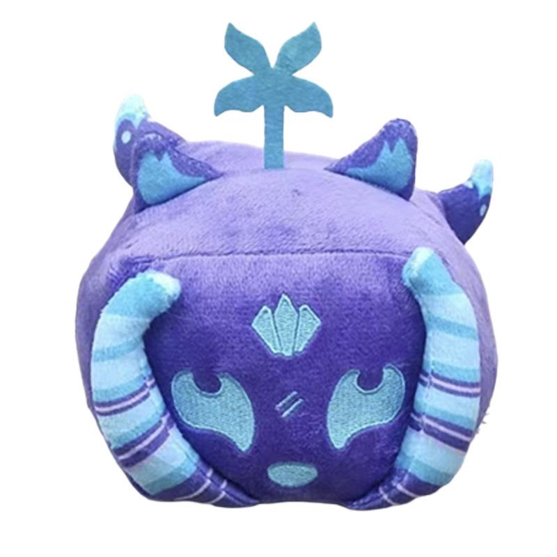 11-15cm Blox Fruits Anime Game Plush Toy Fruit Leopard Pattern Box Plushies Soft Stuffed Christmas Gift For Kids Cuddly Fluffy Huggable Kawaii Comfort