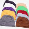 Solid Color Turban Ethnic Style Elastic Ribbon Head Scarf For Women Girls  Beanie Hat Head Scarf  Hair Accessories