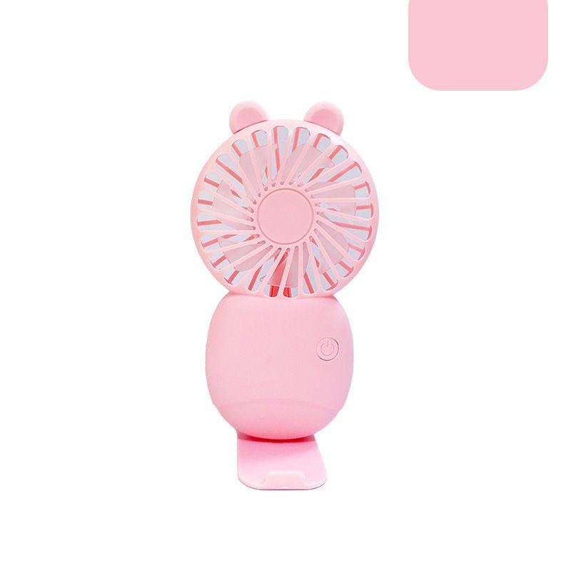 Handheld Mini Usb Fan With Holder Portable And Adjustable For Outdoor Travelling