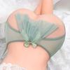 Porno Sexy Lingerie Women Lace Bow Briefs Open Crotch Panties For Sex Low Waist See Through Thongs Female Erotic Underwear