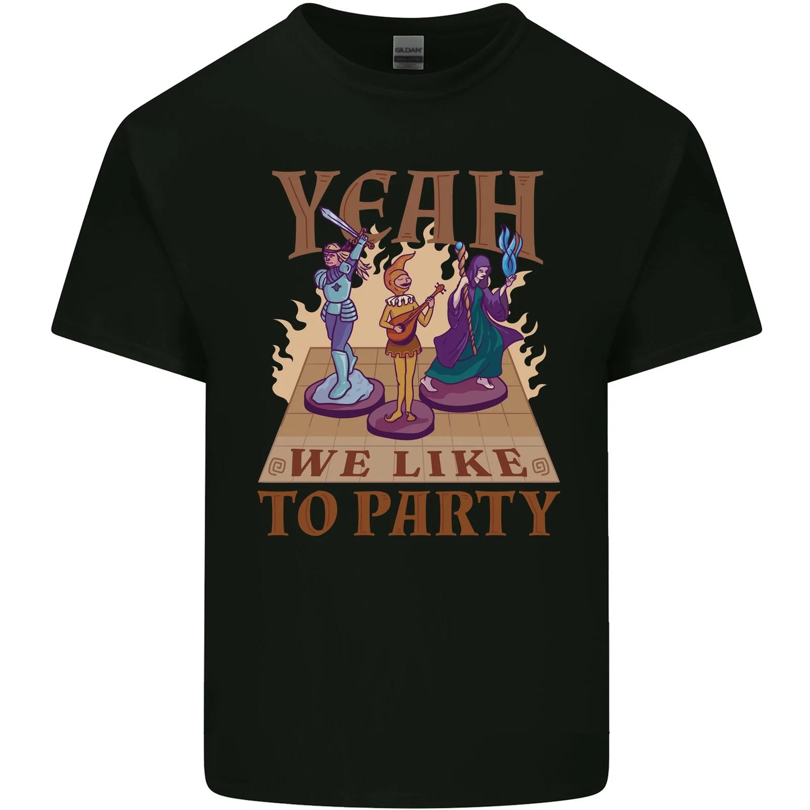 

Yeah We Like to Party Role Playing Game RPG Kids T-Shirt Childrens 4XL