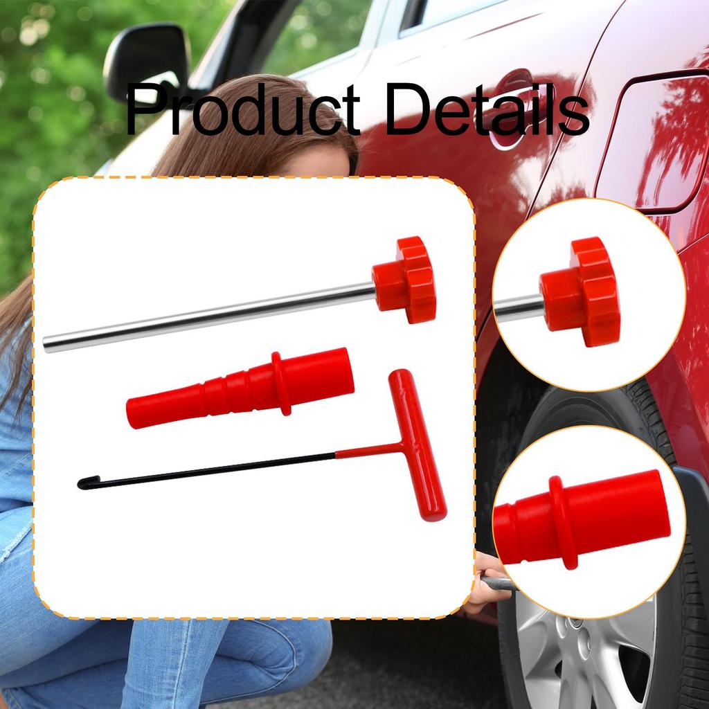 Replacing Leaky Valves Stem Installation Tool, Tire Valve Core Quickly Replacement Kit for
