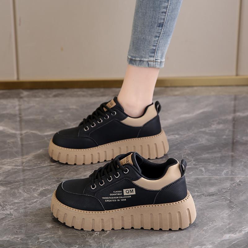 Thick Baseplate Shoes Spring New Shoes Small Size Putian Sports Shoes