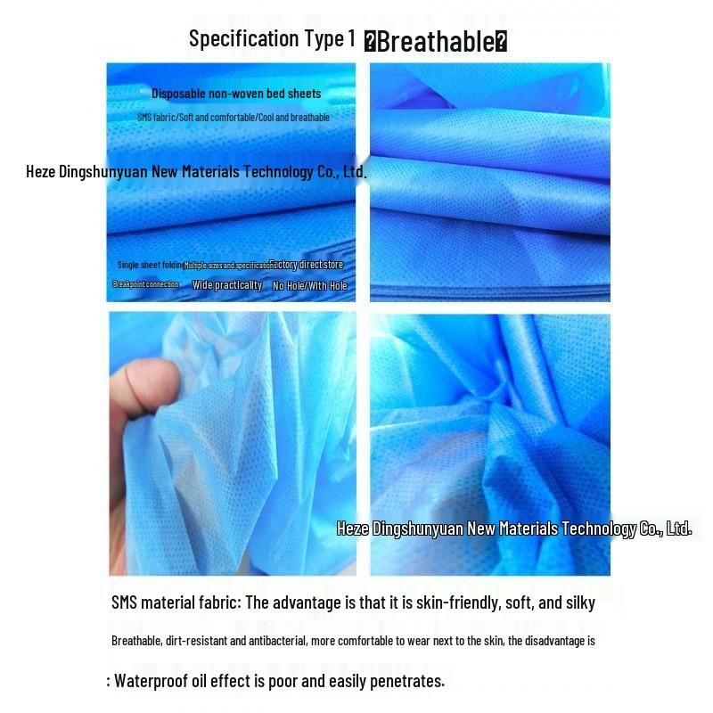 Waterproof Non-Woven Salon Bed Sheets - Oil-Proof & Thickened for SPA, Foot Bath, or Beauty Salon