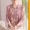 Women's Stylish Spring & Autumn Long-Sleeve Top for Middle-Aged & Elderly 
