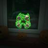 Glow Halloween Green Skull Palm Decal Wall Sticker For Home And Spaces Office