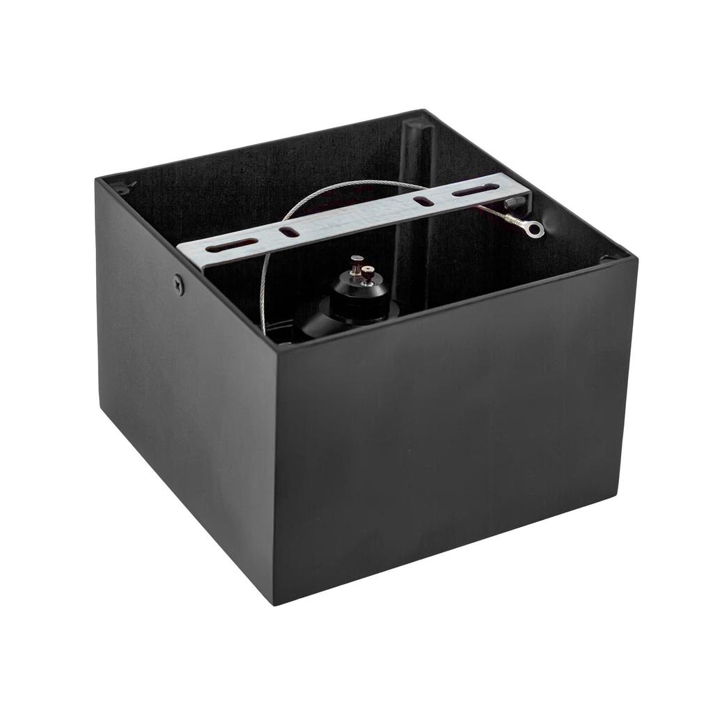 Fat Cube Black Surface-Mounted Ceiling Light - Dessi Home Illuminations