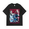 275 GSM Washed T-shirts 100% Cotton My Hero Academia V10 Shoto Print Unisex Heavy Cotton T Shirt
