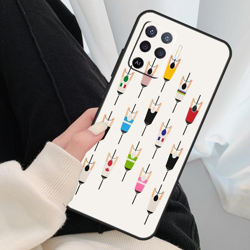 Mountain Bikes Cycling Case For Oppo A40 A60 A80 A5 Pro A15 A16 A17 A57 A77 A94 A74 A54 A76 A96 A18 A38 A58 A78 A98