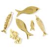 1 Piece Brass Ocean Jewelry Charms 18K Gold Plated Fish Animal Goldfish Pendants For DIY Necklace Jewelry Making Findings